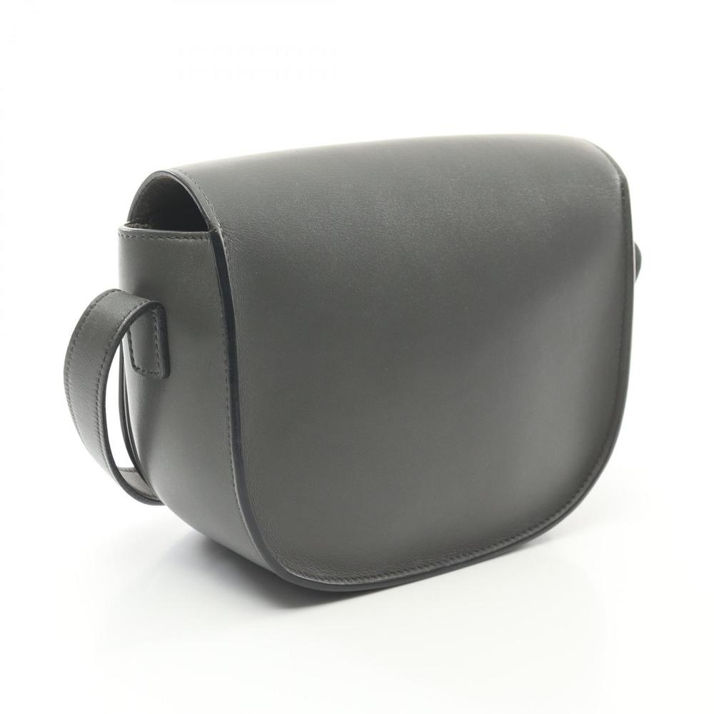 Celine Folco Gray Leather Bag Shoulder Cuir Triomphe